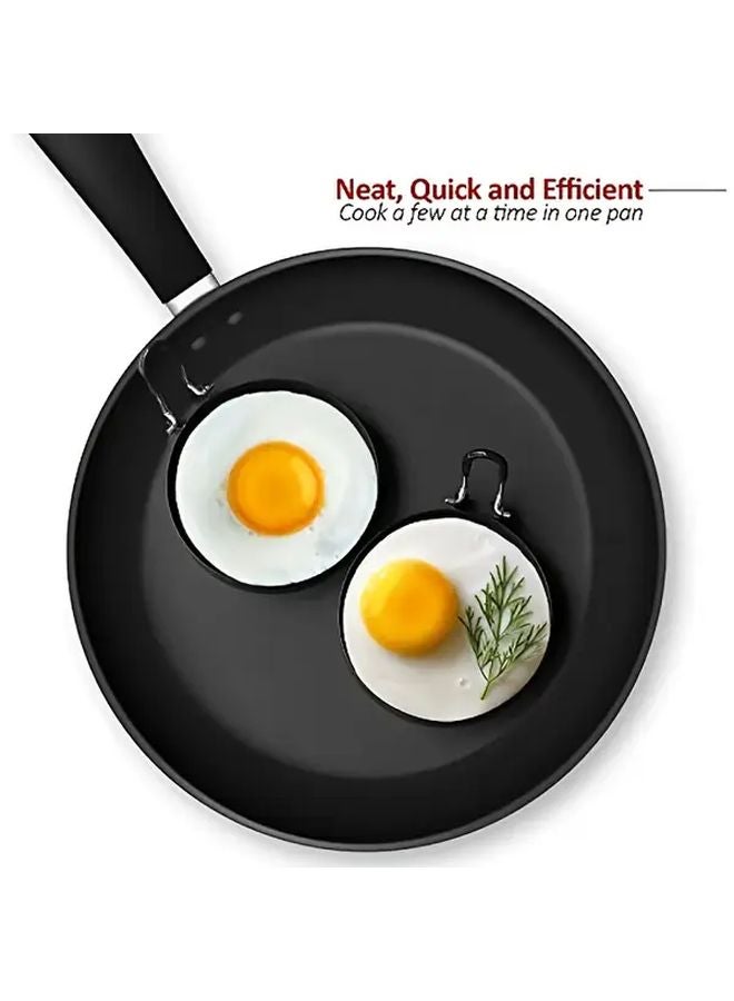 Heavy Duty Stainless Steel Egg Ring 1pc For Perfect Round Eggs Burgers Easy Clean - Image 4